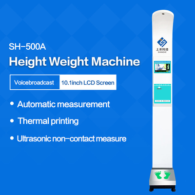 Weight Height Health Weighing Body Scale Ultrasonic Height Scales With Printer