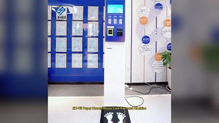 เครื่องชั่งน้ำหนักส่วนสูง 500กก. พร้อมเครื่องพิมพ์และการชำระเงินผ่านบัตร