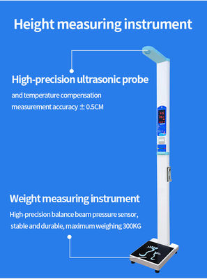 Coin 0perated Weighing Scale Ultrasonic Height Weight Body Balance