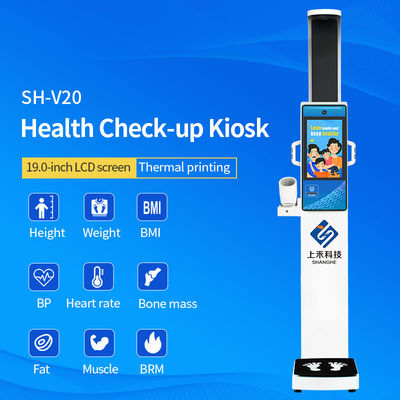 Intelligent Height Weight Blood Pressure Measurement Fat Scanner 3D Body Composition Analysis Machine for Fitness