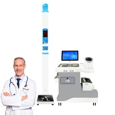 SH-T16 Health Center Intelligent Health Checkup Machine Warranty Height Weight Measuring Device Blood