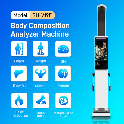 Bioimpedance Gym Body 270 Analyzer Scale 8 Electrodes Body Fat Composition Scales with Lcd Display for Measuring Weight