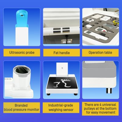Medical Health Checkup Kiosk with bluetooth Blood Pressure Monitor
