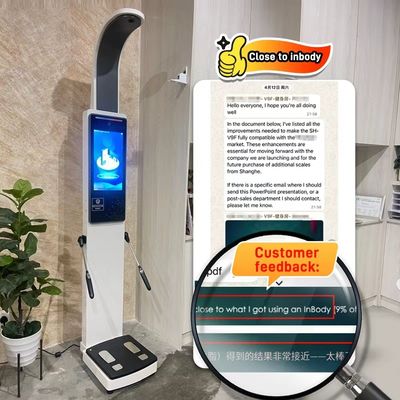 Height Weight Full Body Scanner All Age Body Composition Analyzer for Gym Clinic BMI Fat and Muscle Analysis Machine