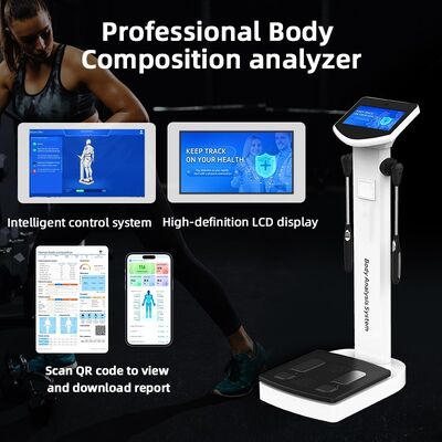 Body Nutrition Analyzer Scanner Segmental Body Composition Analyzer 8-Electrode BIA Fat Percentage Fitness Machine