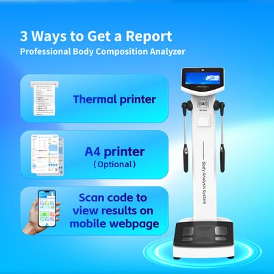 Bioimpedance Whole Body Height, Weight and Fat Composition Analyzer, Mass Analysis