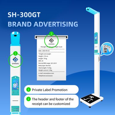 Coin Operated Height Weight BMI Machine