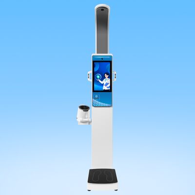 เครื่องวัดความดันโลหิตส่วนสูงอัจฉริยะเครื่องสแกนไขมันเครื่องวิเคราะห์องค์ประกอบร่างกาย 3 มิติสำหรับฟิตเนส